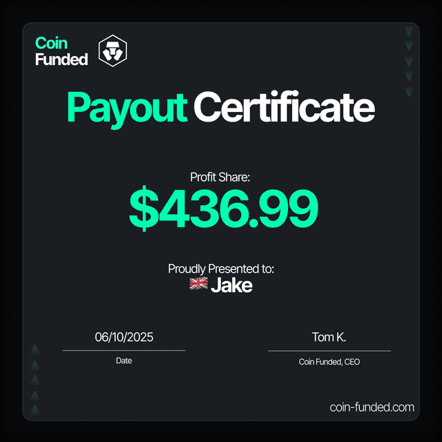 Real payout certificate #20