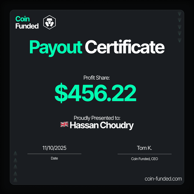 Real payout certificate #25