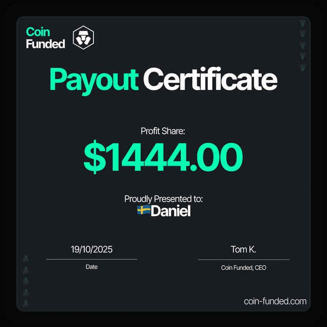 Real payout certificate #27